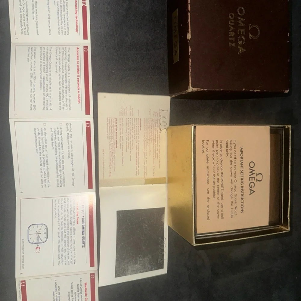 Omega Constellation 10k & 14k Gold F Day-Date Box and Papers Rare Men’s Watch